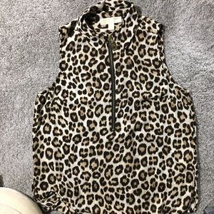 Michael Kors Leopard Sleeveless